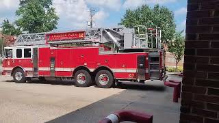 college Park volunteer fire department truck 812 comes back [upl. by Novick]