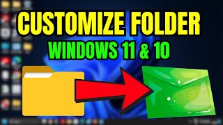 Personalize Your Windows Folders with Custom Icons In Windows 1110 [upl. by Turne]