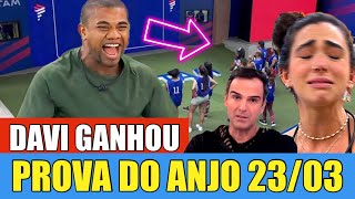 PROVA DO ANJO 2303 DAVI VENCEU E COLOCOU A LÍDER GIOVANNA NO MONSTRO REVIRAVOLTA TOTAL NO JOGO SER [upl. by Grekin]