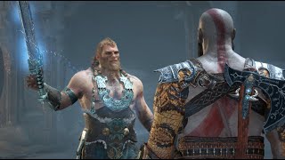 God of War Pc  Magni amp Modi Boss Fight 4K [upl. by Ainafets]