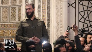 Watch Syria’s HTS Rebel Leader Arrives in Damascus  WSJ News [upl. by Assiralc]