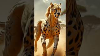 Incredible Animal Fusion Cheetah and Horse Formed by Fusing Different Species short hybrids [upl. by Jeunesse]