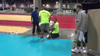 Taraflex Installation at AAU Championships [upl. by Schiffman]