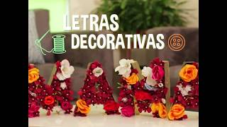 Tutorial Letras decorativas Regalo ideal para Mamá [upl. by Beaumont]