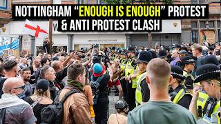 Nottingham quotEnough Is Enoughquot Protest amp Anti Protest [upl. by Amian]