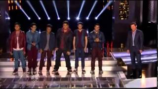 1st Performance  Filharmonic  quotTreasurequot By Bruno Mars  Sing Off  Series 4 [upl. by Ennovy203]