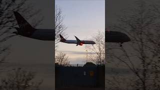 Fine with the Virgin Airlines planespotting aviation youtubeshorts ytviral [upl. by Attirb]