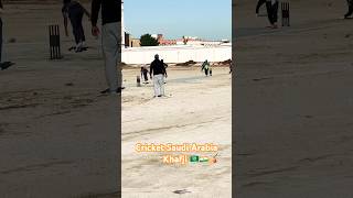 Cricket Saudi Arabia Khafji 🇸🇦🇮🇳🏏short shorts shortvideo [upl. by Onofredo522]