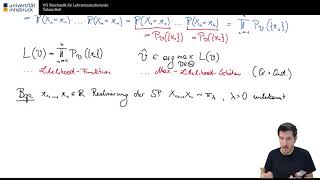 VO Stochastik Lehramt MaximumLikelihoodPrinzip Sommersemester 2021 Tobias Hell [upl. by Innep]
