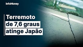 Terremoto de 76 graus atinge Japão que emite alerta de tsunami VEJA IMAGENS [upl. by Cappella639]