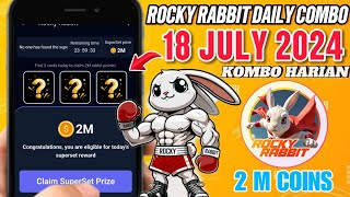 ROCKY RABBIT DAILY COMBO CARDS 18 JULY 2024  KOMBO HARIAN ROCKY RABBIT 18 JULI [upl. by Remde]