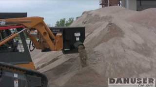 Danuser Auger Bucket Dispensing Sand [upl. by Ahsielat842]