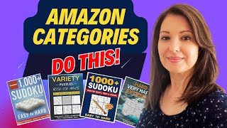 Mastering Amazon Categories How to Properly Categorize Your Sudoku Puzzle Books [upl. by Norrek]