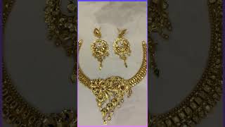 নেকলেস Necklace 15 gm চেন Chain 10 gm কানের দুল Ear Ring 7 gm  সুরজিৎ Gold Latest design making [upl. by Yattirb30]