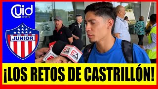 EN VIVO ¡OTRO REFUERZO QUE LLEGA A JUNIOR  BRYAN CASTRILLÓN YA ESTÁ EN BARRANQULLA  ¿QUÉ TRAE [upl. by Mylo]