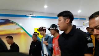 NCT 127 Winwin Haechan Mark Arriving in Jakarta 9 August 2017 [upl. by Alleiram859]