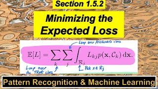 152 Minimizing the Expected Loss  Pattern Recognition and Machine Learning [upl. by Haikan135]