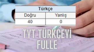 YKSDE TÜRKÇEYİ FULLEMEK için yapman gerekenler hala geç değil yks2024 tyttürkçe [upl. by Ayama]