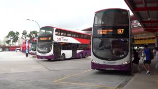 SBS Transit buses in Jurong East Singapore [upl. by Hedda]