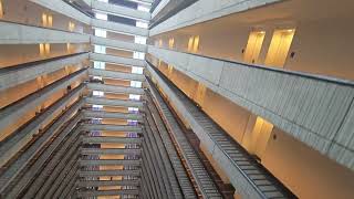 AMAZING 1000FPM Otis HighRise Traction Elevators The Marriott Marquis Atlanta [upl. by Jordon]