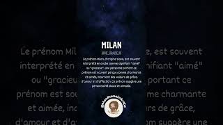 MILAN  Un prénom arabe unique et puissant [upl. by Vergil]