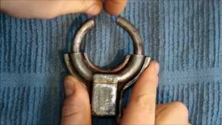 209 Antique Sterling quotProtoDiscusquot Padlock Picked and Discussed [upl. by Ahs]