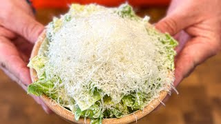 CAESAR SALAD  Chef Harrisons Gluten Free Caesar Salad Recipe  How a chef makes it [upl. by Erihppas]