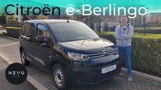 Citroen eBerlingo Electric Van  Full Review and Drive [upl. by Aeret]