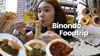 VLOG • Chinatown Binondo foodtrip 🍜 trying famous foods in chinatown [upl. by Milena]