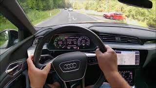 Audi Q8 etron Sportback 408HP 2024  Csak vezetés Stájerország hegyei között  POV test drive [upl. by Calhoun]