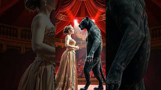 A QUEEN FUSES WITH A PANTHER ON AGT americagottalent magic talent [upl. by Ahtibat]