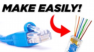 How to Wire Up Ethernet Plugs Easy and Quick Technique [upl. by Erdnaxela365]