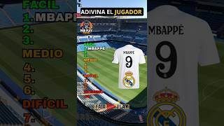 Adivina el Jugador de Fútbol realmadrid​ quizfutbol​ quiz​ trivia​ retofutbol​ futbol​ [upl. by Nyliret]