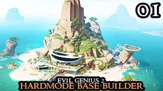 Evil Genius 2 HARDMODE  The PERFECT Beginning  Base Builder Strategy Maximilian Part 01 [upl. by Mit]