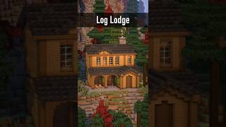 Minecraft Log Lodge minecraft shorts [upl. by Rumilly]