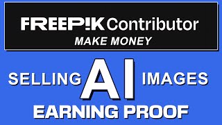 Freepik Contributor earning proof  Selling AI Images  How to Make Money  PASSIVE INCOME [upl. by Hayilaa]