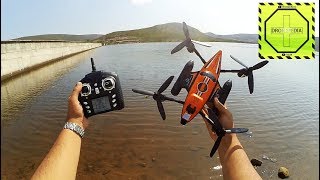 Review del Drone anfibio y tierra TRIPHIBIAN  DRONEPEDIA [upl. by Constantino]