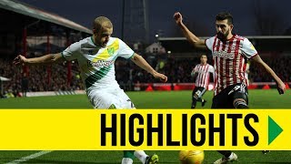 HIGHLIGHTS Brentford 11 Norwich City [upl. by Annawyt]