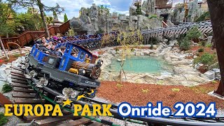 Alpenexpress EuropaPark Onride 2024 spontan geöffnet [upl. by Rossing]