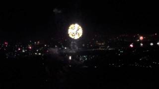 Kahlenberg Wien Silvester 2012  view above Vienna [upl. by Sanderson164]