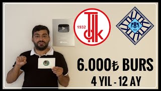 6000₺ KARŞILIKSIZ BURS  TÜRK DİL KURUMU BURSU amp TÜRK TARİH KURUMU BURSU BAŞVURU NASIL YAPILIR [upl. by Kinom535]