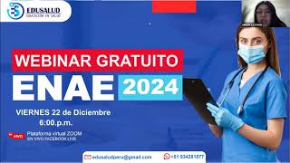 WEBINNAR EXAMEN ENAE ENFERMERIA 2024 GRATUITO [upl. by Hum]