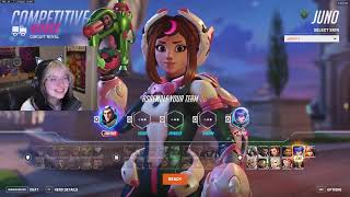 20K Heal Aspen Juno Overwatch 2 Season 13 Gameplay Top 500 [upl. by Newcomer]