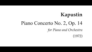 Kapustin  Piano Concerto No 2 Moscow Jazz OrchestraA Bu Live Recording [upl. by Buffum]