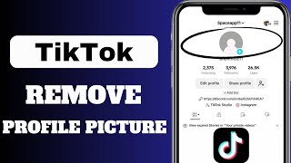 How To Remove Profile Picture On TikTok 2024 [upl. by Annaillil]