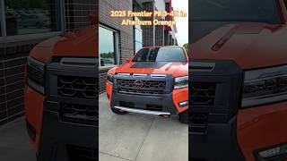 2025 Frontier PRO4X in the new color Afterburn Orange automobile nissan nissanfrontier cherokee [upl. by Reivazx]