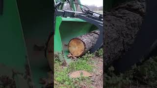 The Cheapest Way to Add a Grapple to Your Tractor farmlife farmequipment tractor johndeere [upl. by Orofselet]