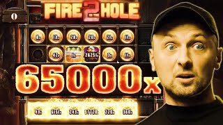 ZUBAREFFF MAX WIN X 65000 ON FIRE IN THE HOLE 2 SLOT NOLIMIT CITY [upl. by Pip]