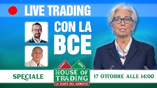 Meeting BCE diretta streaming della conferenza stampa della riunione del 17 ottobre [upl. by Onidranreb]