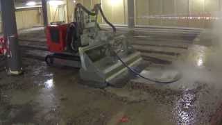 AQUA CUTTER 710V parking garage  Aquajet Systems [upl. by Ardine568]